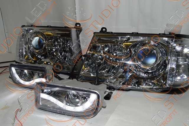 Биксеноновые фары Toyota Land Cruiser 100 98 -